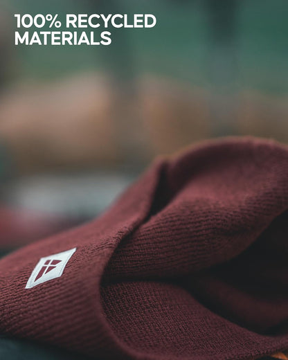 Sustainable Classic Beanie for Men & Women, Plain Kitted Hat